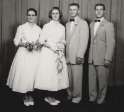  Ruth Kreider, Marian Kreider, Melvin Hock, Ray Kreider.