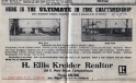  Kreider Real Estate advertisement. 1976.